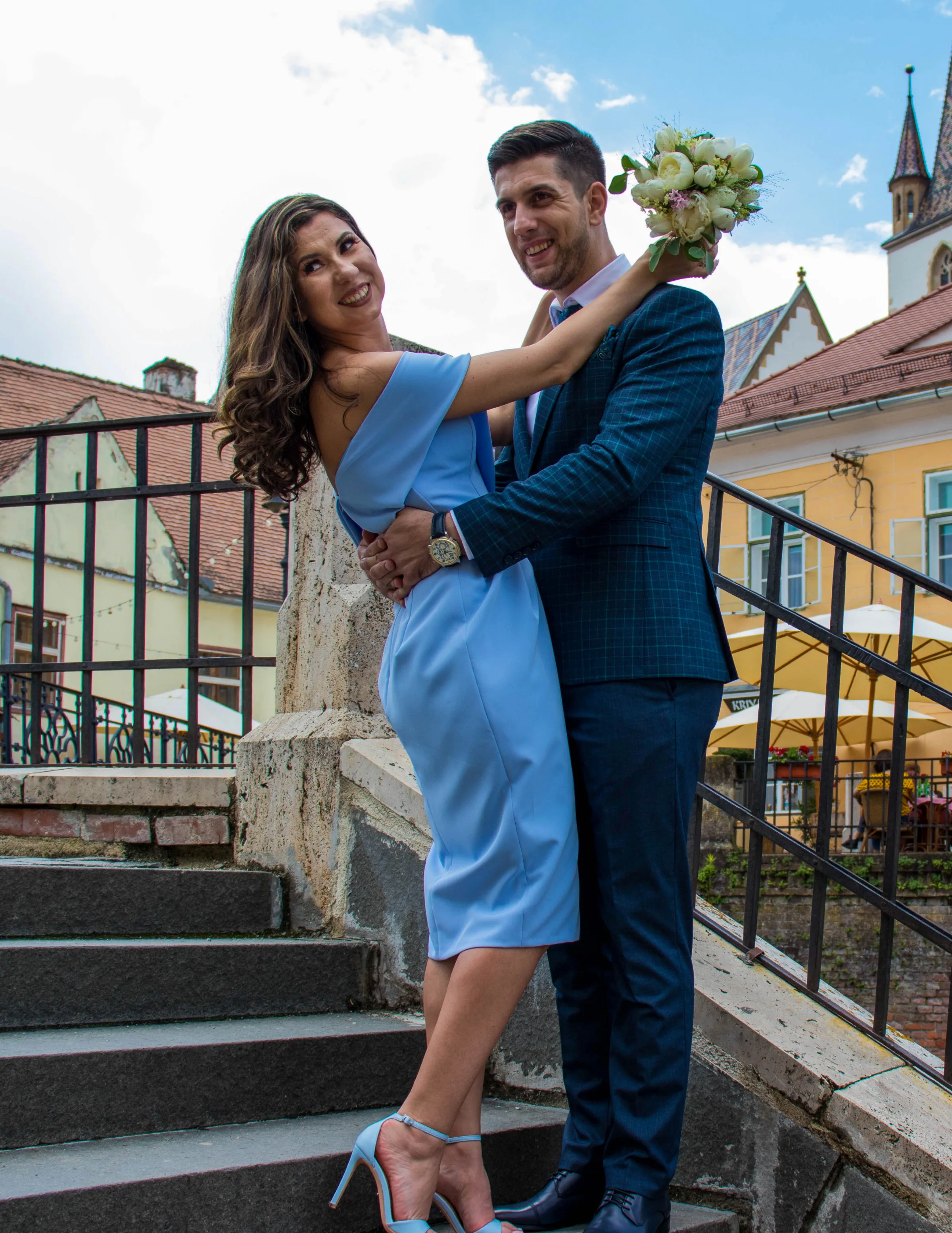 Elena & Andrei, cununie civilă în Sibiu – fotografie de Chris Stoica – fotografia 7 din 9